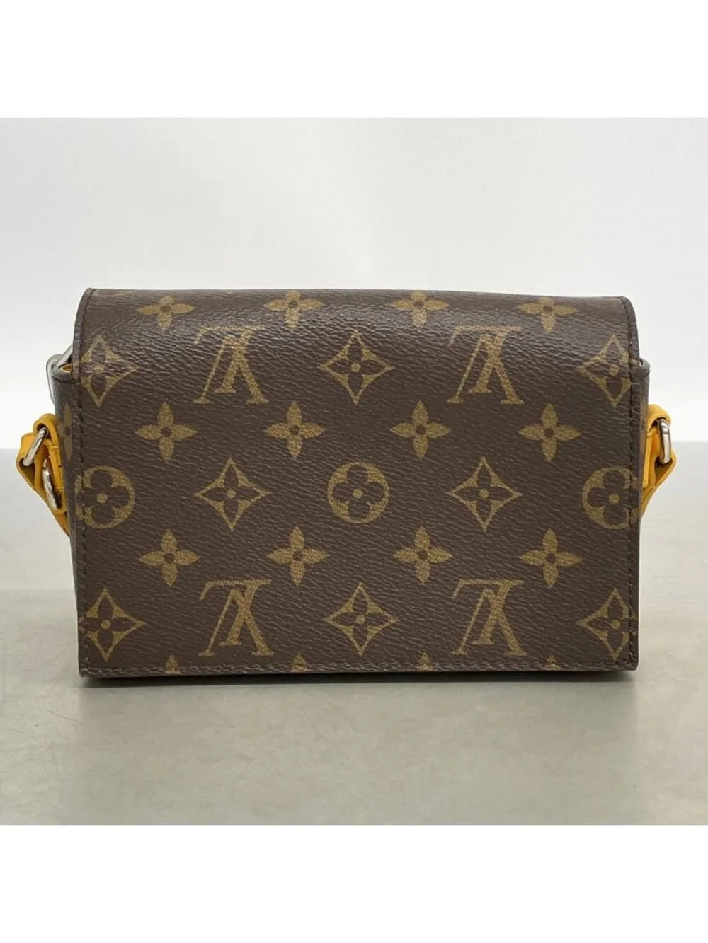 Louis Vuitton Shoulder Bag Monogram Macassar Steamer Wearable Wallet Brown
